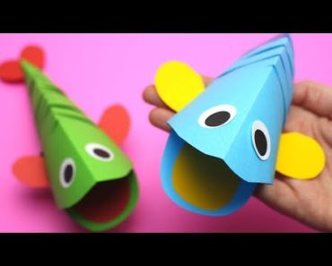 Moving Paper Fish | Paper Crafts for Kids