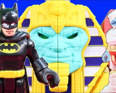 Kids Toys Imaginext Batman Rescues Explorers & Paramedic From Serpent Strike Pyramid Playset