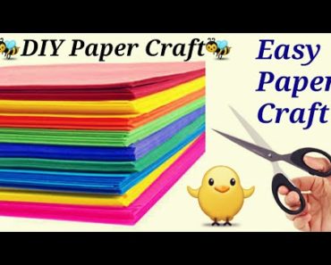 Paper craft-Easy and creative summer Camp Activities for kids|paper art|DIY Fun Idea-rainy day craft