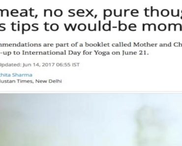 No meat, no sex: Ayush Ministry's non-scientific advice to pregnant women
