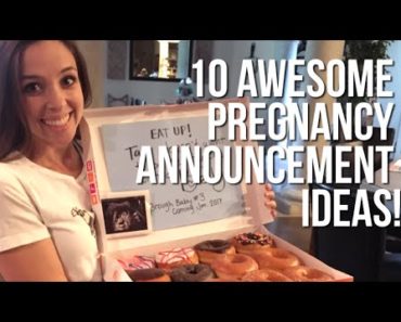 10 AWESOME PREGNANCY ANNOUNCEMENT IDEAS!