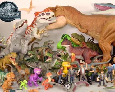 My HUGE Jurassic World Movie Dinosaur Toys Collection: 100+ Toy Dinosaurs + Surprise Dino Egg