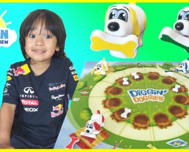 Diggin Doggies Family Fun Game For Kids with Egg Surprise Toy