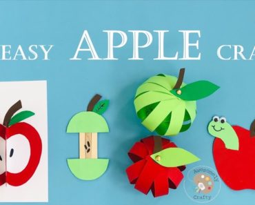 Apple Craft Ideas for Kids | 3D Apple Crafts | Paper Craft | Easy Kids Craft | Back to School Crafts