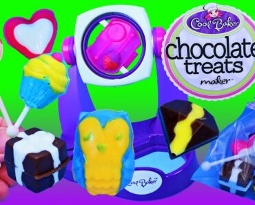 Chocolate Treats Maker DIY Toy Review and Lollipop Maker Tutorial Kids Toys
