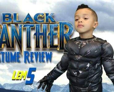 Black Panther's Costume | T' Challa Suit Toy Review for Kids Halloween Costume: Lem5
