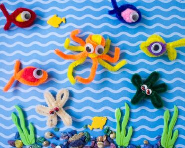 Simple Pipe Cleaner Fishing Game |  Easy Craft Ideas For Kids | ArtsyCraftsyMom