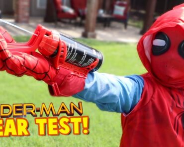 Spider-Man Homecoming Movie Gear Test! Real Web Shooters for Kids! Toys Review by KIDCITY