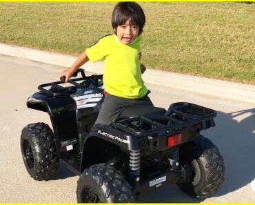 Ryan Build Power Wheel Ride On Car for kids!!!