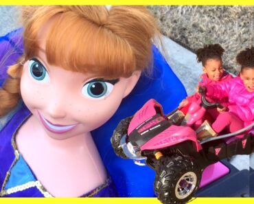 New 2016 Kids Toys Review  – Preschool Kids Playing Outside Riding BigWheel Car