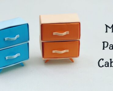 DIY MINI PAPER CABINET / Paper Drawer Cabinet / Paper Craft / Easy kids craft ideas /Paper Craft New