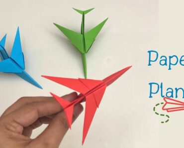 DIY PAPER AIRPLANE / Paper Crafts For School / Paper Craft / Easy kids craft ideas / Paper Craft New