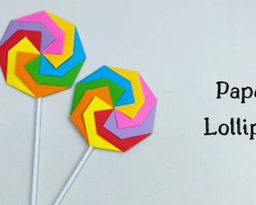 How To Make Easy Paper Lollipop For Kids / Nursery Craft Ideas / Paper Craft Easy / KIDS crafts