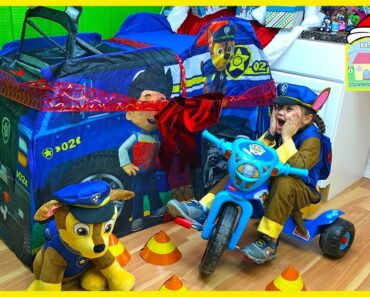 Biggest Paw Patrol Surprise Toys Tent Playhouse! Toy Review for Kids