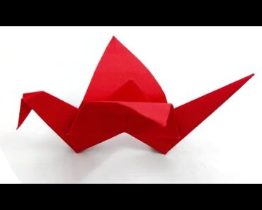 DIY Flapping Bird Origami | Paper Origami Crane Easy | Craft Ideas for kids | Swan Origami Easy