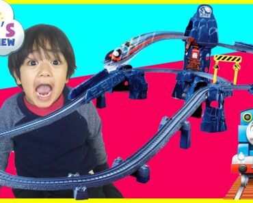 Thomas and Friends Toy Trains for kids TrackMaster Risky Rails Bridge Drop Ryan ToysReview