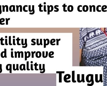 Telugu Pregnancy tips to conceive faster with fertility super food.