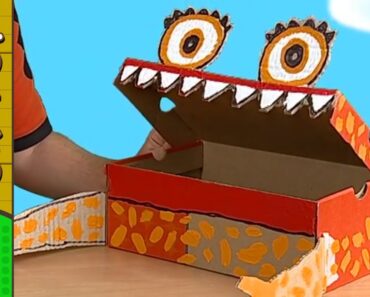 Crafts Ideas for Kids – Shoebox Monster | DIY on BoxYourSelf
