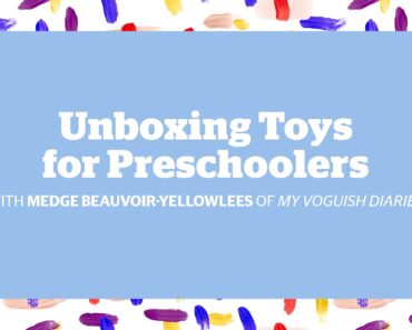 Unboxing toys for preschoolers: learning to play pretend