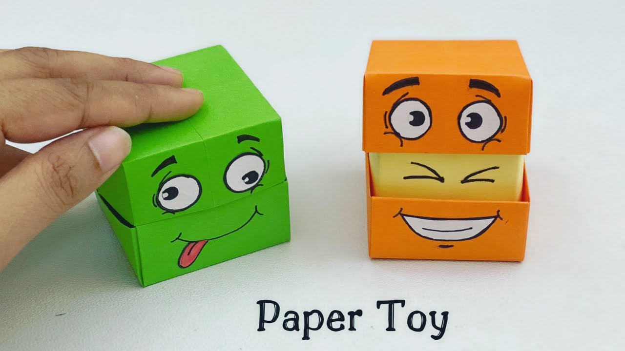 How To Make Easy Paper Toy For Kids / Nursery Craft Ideas / Paper Craft ...