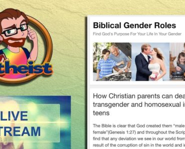 Terrible Advice for Parents of LGBTQA+ Kids from Biblical Gender Roles | Modern Day Atheism