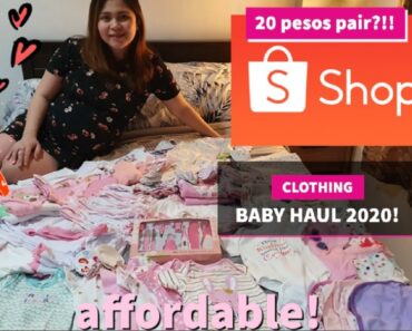 SHOPEE HAUL! AFFORDABLE NEWBORN BABY CLOTHING 2020 | Tipid Tips and Sulit Deals