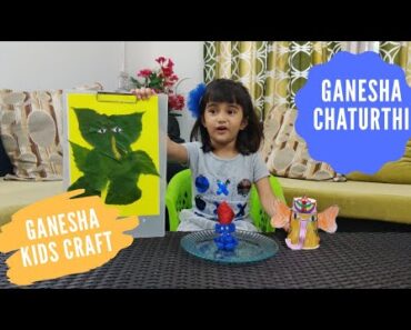 Easy ganesha craft  ideas for kids||Ganesh chaturthi special|| [2020]