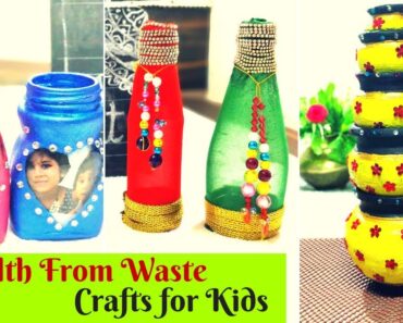 Top 3 Hobby ideas – For Kids – Wealth from Waste craft ideas