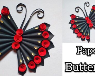 Butterfly Wall Hanging | Easy Paper Craft Ideas For Children | Amazing Craft Ideas | By Punekar Sneh