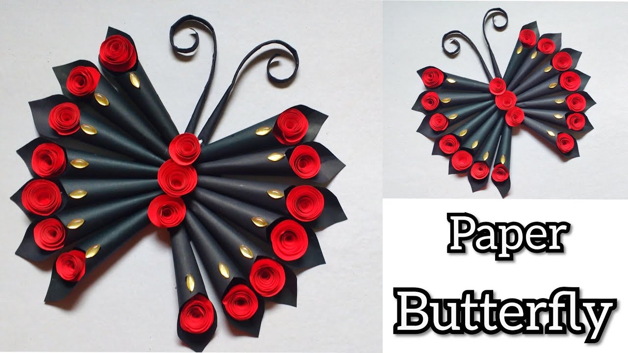 Butterfly Wall Hanging Easy Paper Craft Ideas For Children Amazing