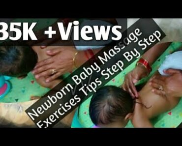 How to massage newborn  & Tips//Baby Massage//How to massage a Baby – Techiques& Tips in telugu//