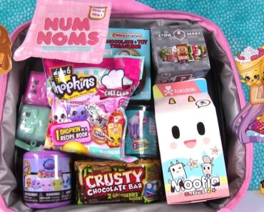 Disney Surprise Lunchbox Shopkins Num Noms Surprise Egg Blind Bag Toy Review | PSToyReviews