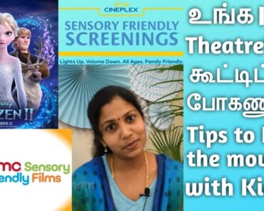 Tips to engage Autistic kids in movie theater | Raising child with autism spectrum disorder @Frozen2