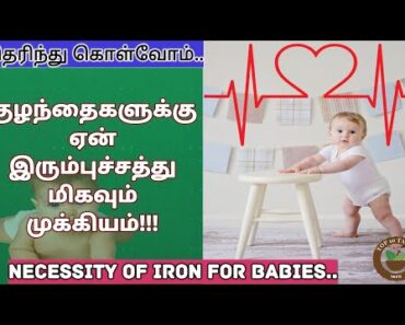 குழந்தைகளுக்கு ஏண் இரும்பு சத்து தேவை | Necessity Of Iron For Babies | Baby Health Tips