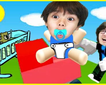 ROBLOX Adopt and raise a cute kid! Let's Play Family Game Night with Ryan's Family Review