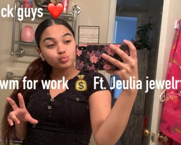 16 & Parenting 👨‍👩‍👧 || GRWM FOR WORK 💰 ft. jeulia jewelry || Teen mom