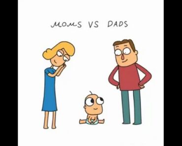 The difference between Mom's And Dad's parenting styles .