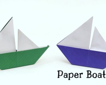 How To Make Easy Paper Sail Boat For Kids / Nursery Craft Ideas / Paper Craft Easy / KIDS crafts
