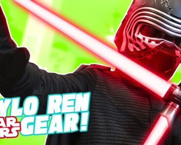 Kylo Ren Gear Test! Star Wars: The Last Jedi Movie Toys Review for Kids!