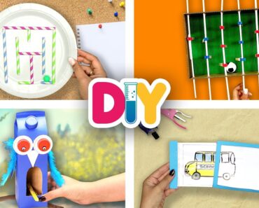 4 STAY AT HOME Craft Ideas for your Kids! | Fast-n-Easy | DIY Labs