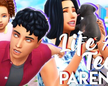 STRUGGLING TEENS RAISING A TODDLER & PUPPY😓// The Sims 4 | Life As Teen Parents #11 (16 & Pregnant)