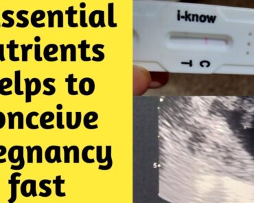 6 essential nutrients to conceive pregnancy fast | Pregnancy tips