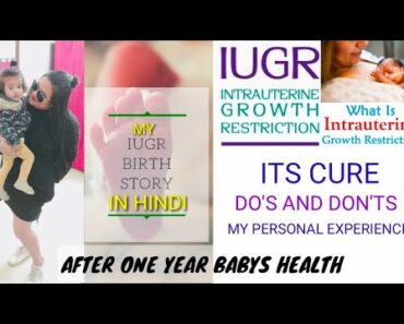 IUGR BABY'S HEALTH , ITS CURE, WHAT IS IUGR (IN HINDI) || First Comes My Baby