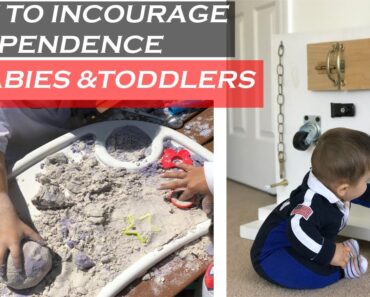 How To Encourage Independent Play In Babies And Toddlers | Screen Free Parenting