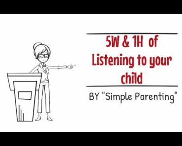 Simple Parenting | Parenting Tip for Listening | Active Listening to Child
