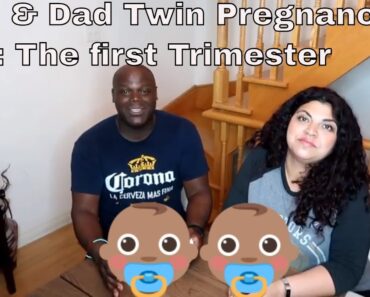 New Mom & Dad Twin Pregnancy Vlog: First Trimester