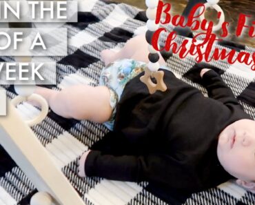 DAY IN THE LIFE 12 WEEK OLD | BABY VLOG 2020 | BABY’S FIRST CHRISTMAS GIFT GUIDE
