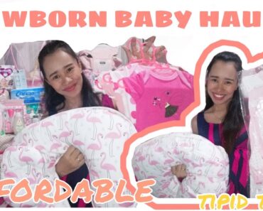 NEWBORN BABY GIRL HAUL! (Philippines) – TIPID TIPS Tagalog/Arlene Pepito