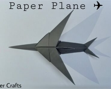 Nursery Craft Ideas / Kids Crafts – How to make Easy Paper Airplane ✈ Paper Plane For Kids