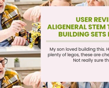 User Review: Aligeneral STEM Toy Building Sets for Kids age 6-12+ Construction Engineering Kit…